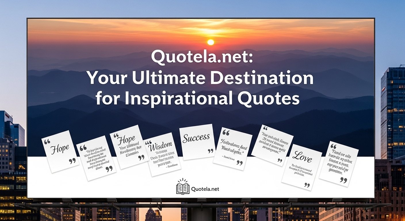 Quotela.net: Your Ultimate Destination for Inspirational Quotes